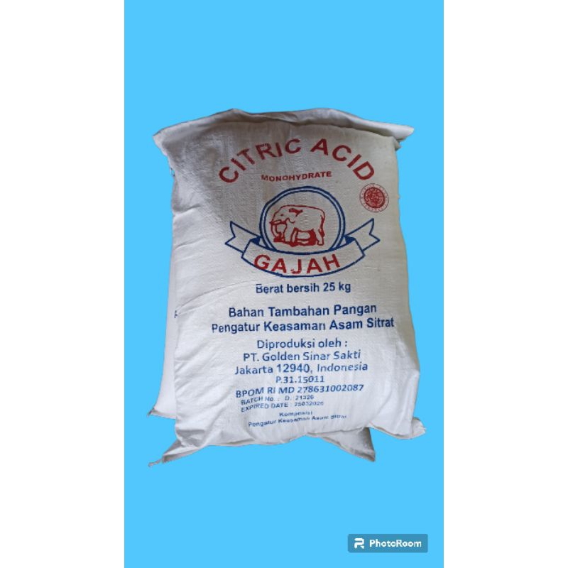 

Citric Acid Cap Gajah 1kg