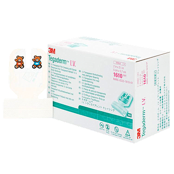 3M Tegaderm 1610 Plester Infus Anak Tahan Air Transparant IV Film @pcs