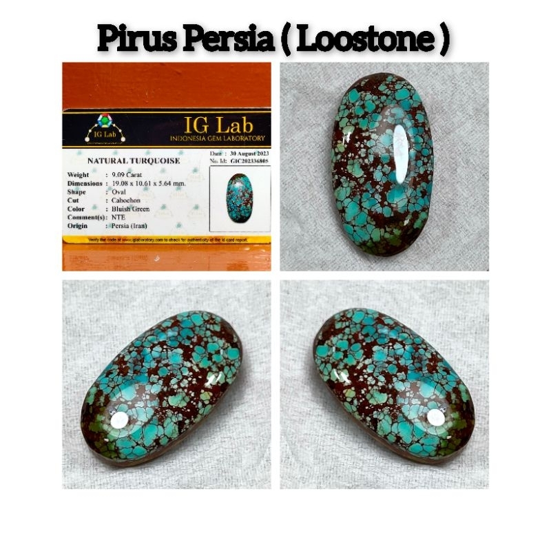 BATU AKIK PIRUS PERSIA KUNO LOOSTONE IRAN