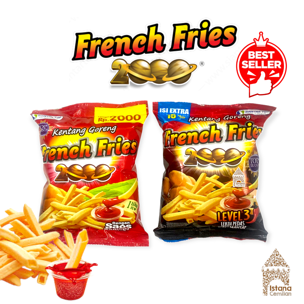 

French Fries 2000 14 Gram. Chiki Kentang Goreng Saos Sambal