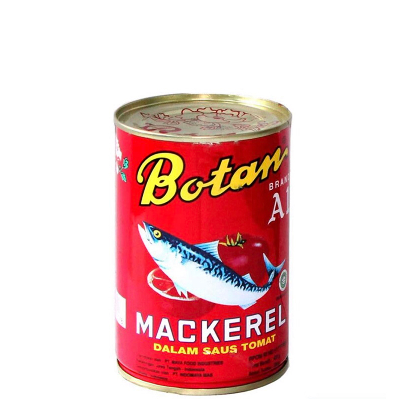 

Botan brand A1 saus tomat 155g sarden sardines mackerel