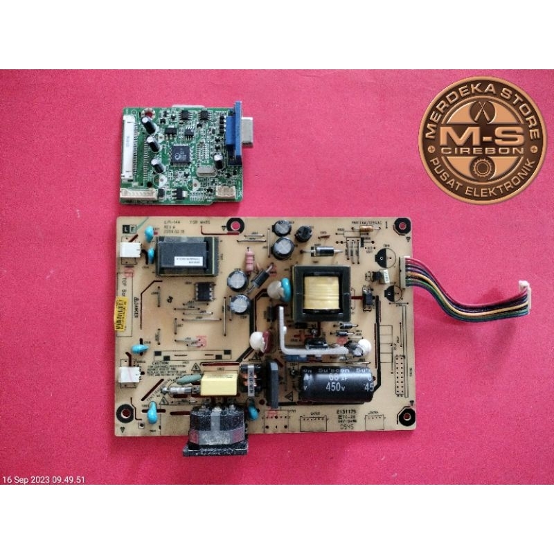 Mb mainboard module psu power supply mesin monitor LG W1943S1