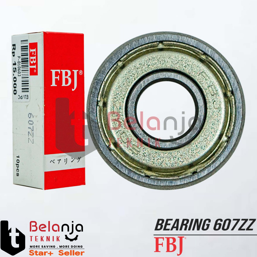 FBJ Bearing 607ZZ Laher Ball Bearing Roda Bearing 607 ZZ