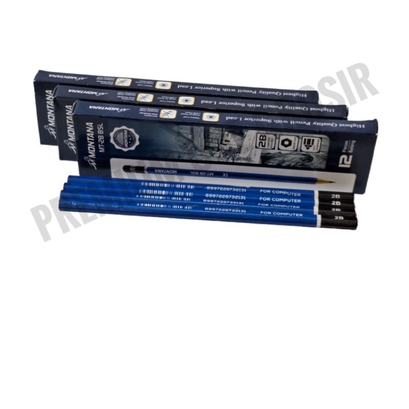 

1 Lusin Pencils Computer 2B MILTON Biru Isi 12 pcs / Pensil / Pensil Computer