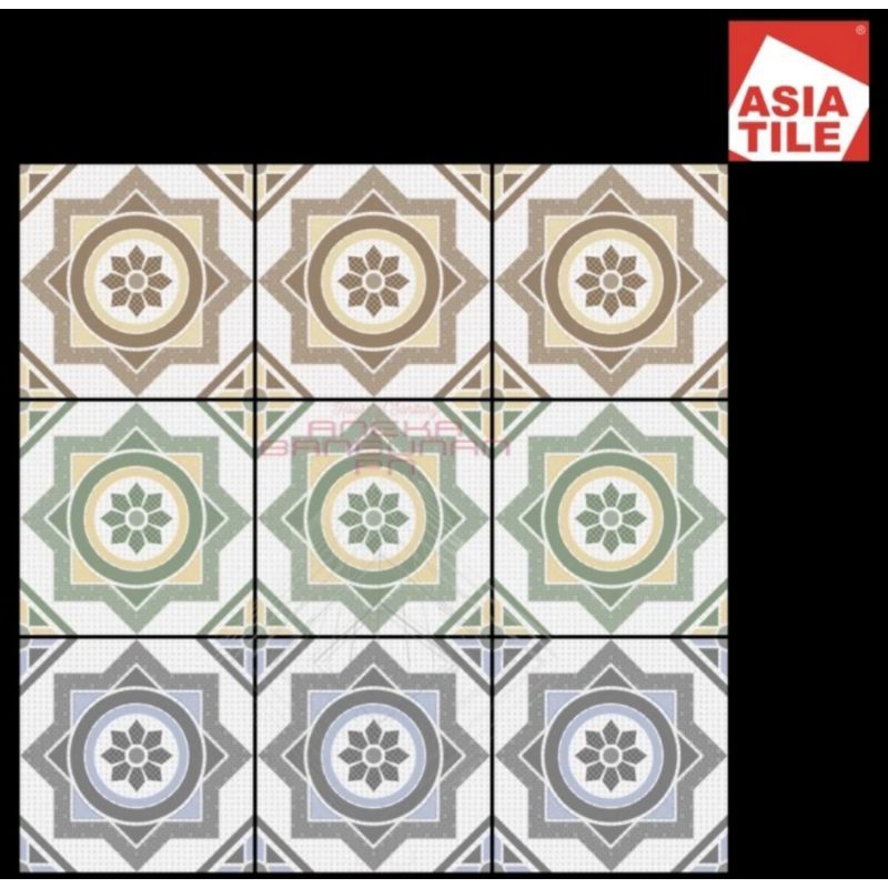 KERAMIK ASIA TILE TOPAZ MATT 20x20 isi 25 keping kualitas pertama (original)