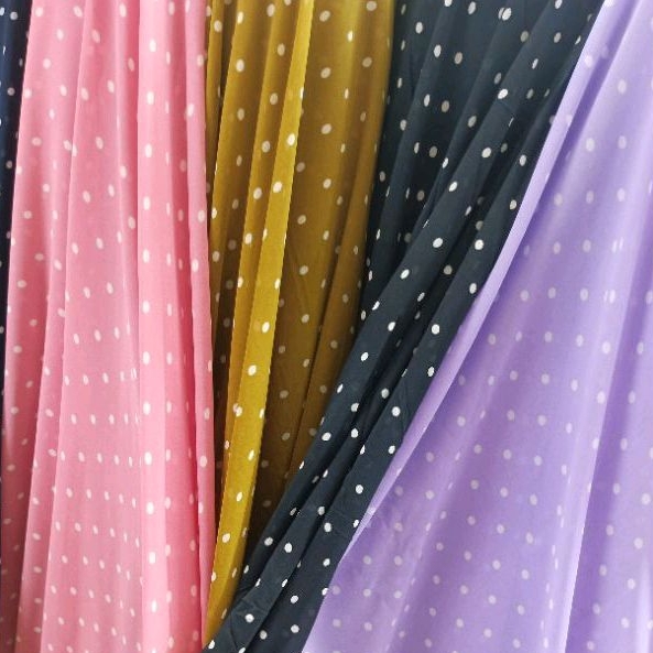 KAIN BAHAN CERUTY MOTIF POLKADOT