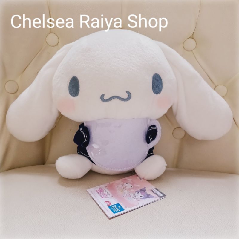 Boneka Plush Furyu Sanrio Cinnamoroll Oshigoto 20cm Cinamorol Cinamoroll Cinnamonroll Kawaii Origina