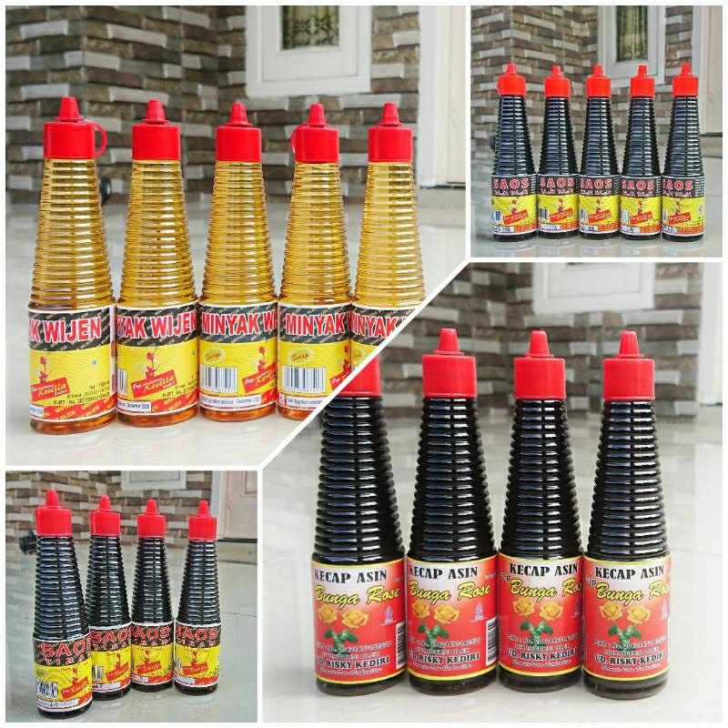 

Kecap Saos Raja Rasa/Saos Tiram/Keca Asin/Minyak Wijen Cap Rosella 150ml