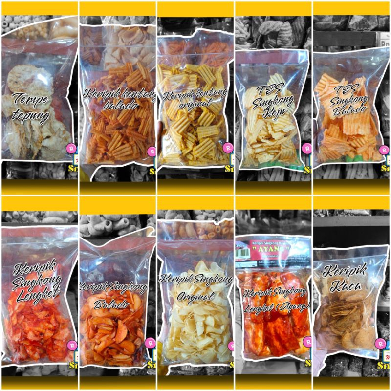 

[RahmartSnack] Serba Keripik Part2,Snack Serba 10ribu,Snack Murah