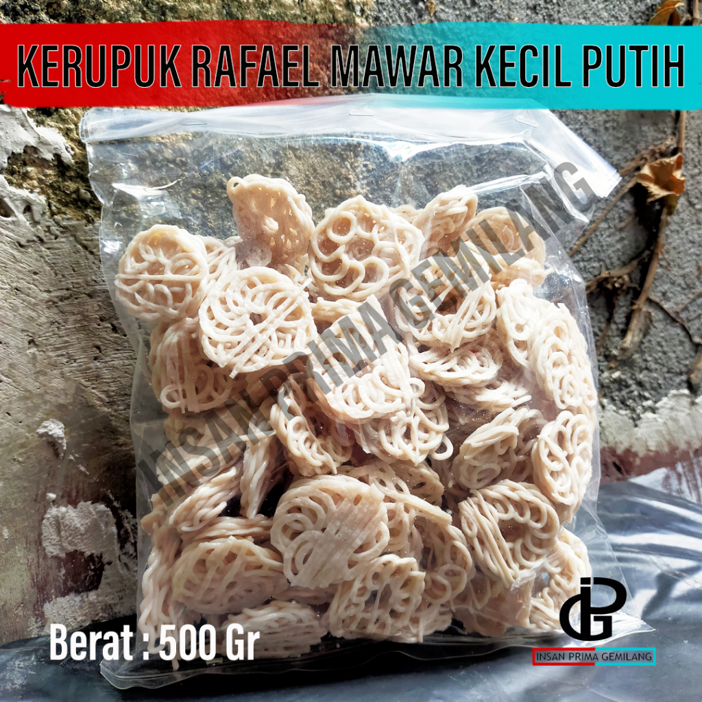 

Kerupuk Seblak Rafael Mawar Kecil Mentah 500 Gr / Seblak Viral