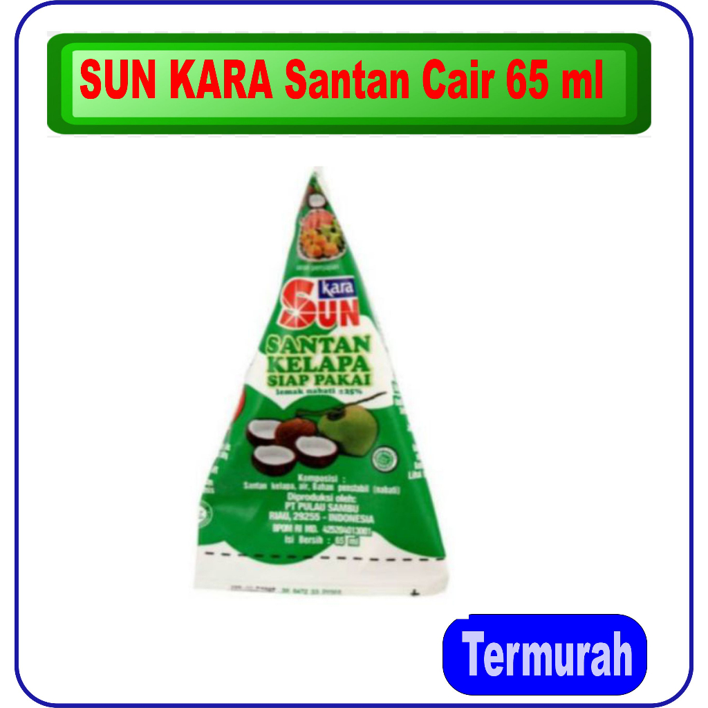 

Sun Kara Cair | Sun Kara Santan Cair 65 ml