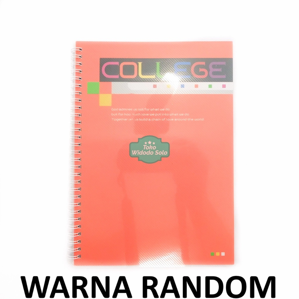 

Buku Tulis Garis Kenko B5 RN CL01A College Notebook Oranye Spiral Ring 17,6x25cm 50 Lembar - 1 Buku