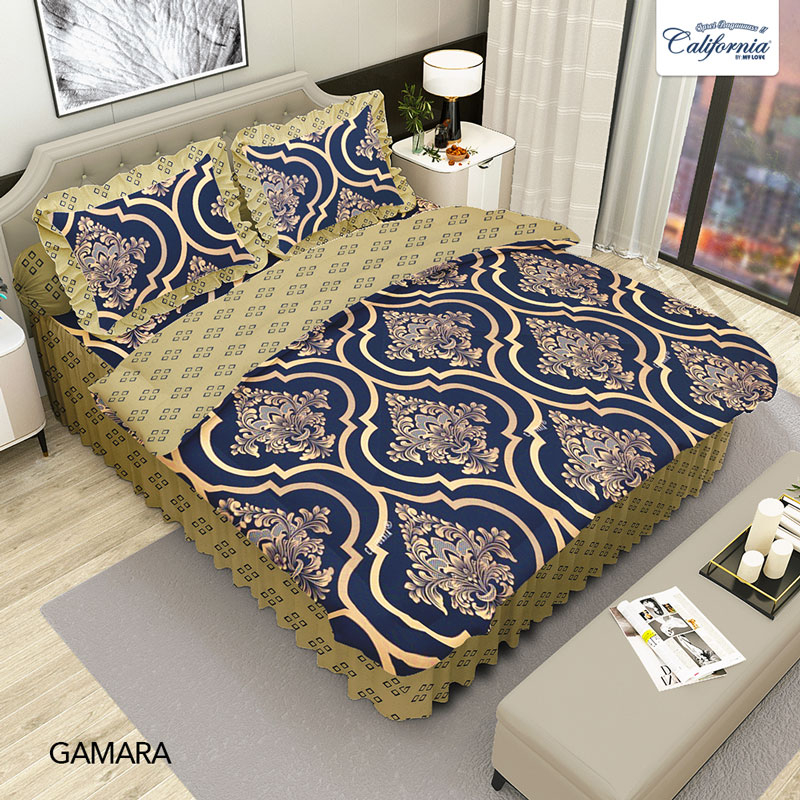 CALIFORNIA Bed Cover Queen Rumbai 160x200 Gamara