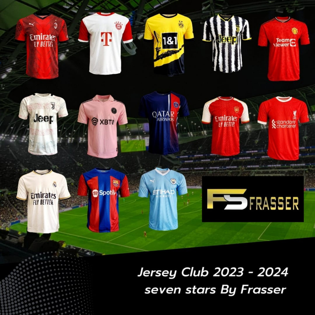 Kaos Jersey Sepakbola World Cup Sevenstars by Fresser All Sale Mitra