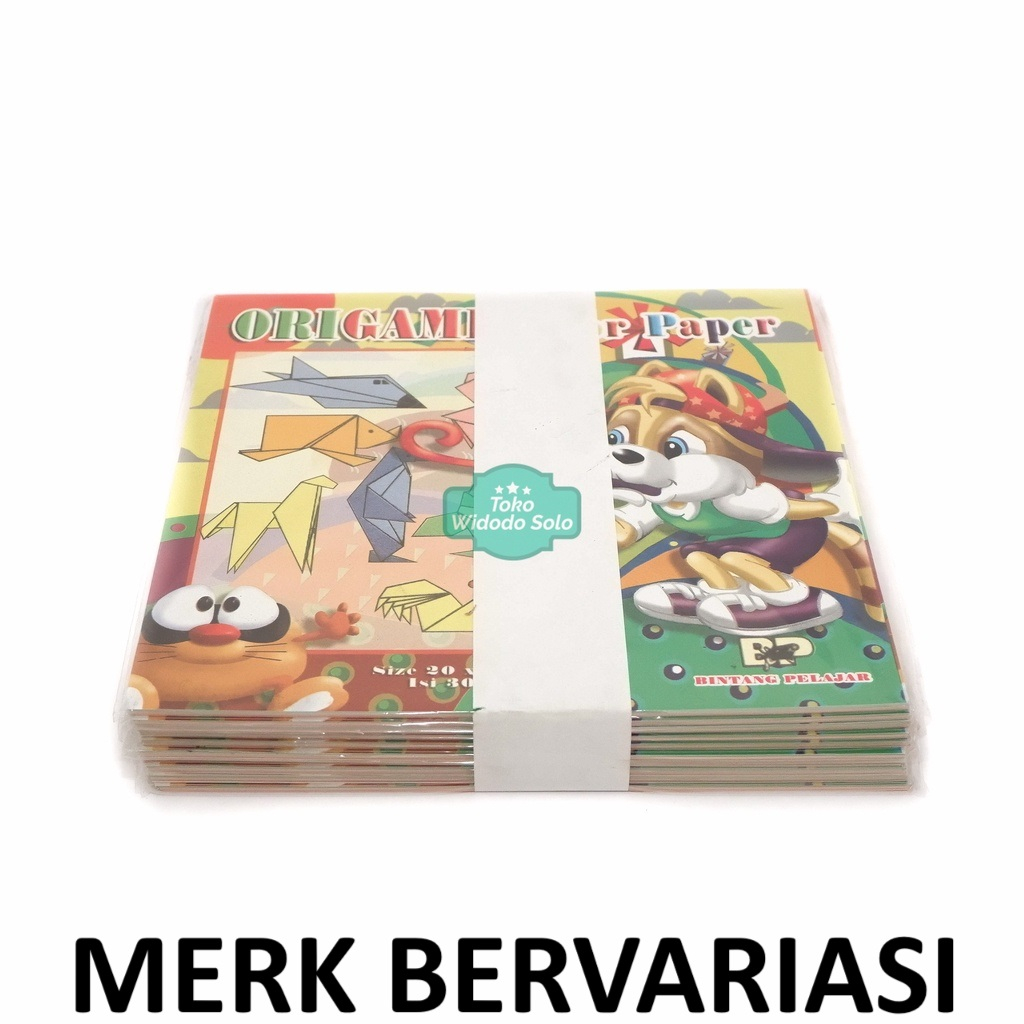 

Kertas Lipat Fancy Bolak Balik 20x20cm Origami Paper - 10 Pack