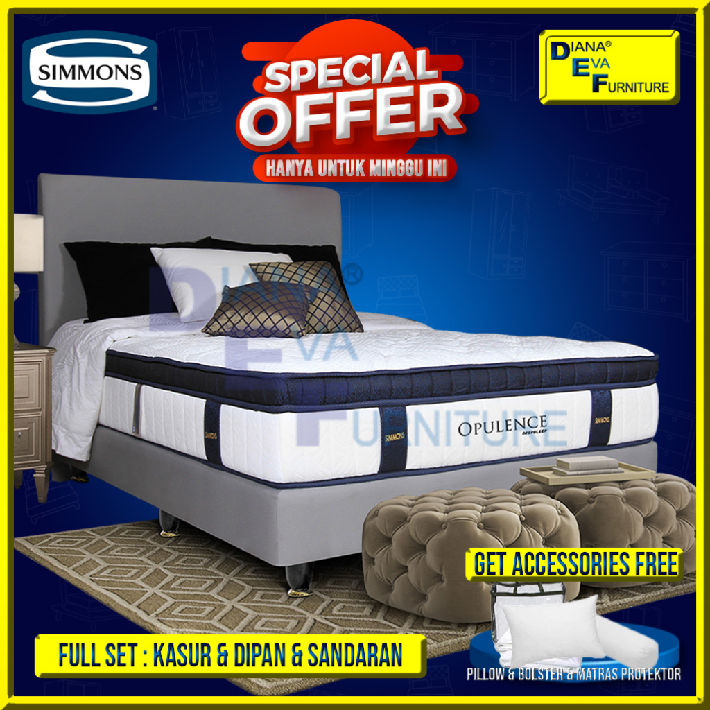 Simmons Opulence Full Set Kasur Springbed