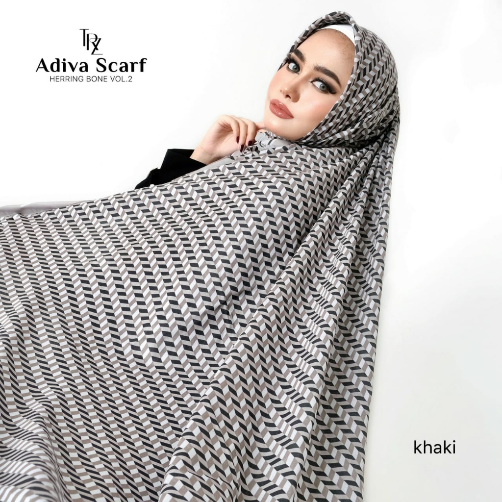 TRZ - Scarf Adiva Vol-2 - Scarf Printing 140x140 - Scarf Syari