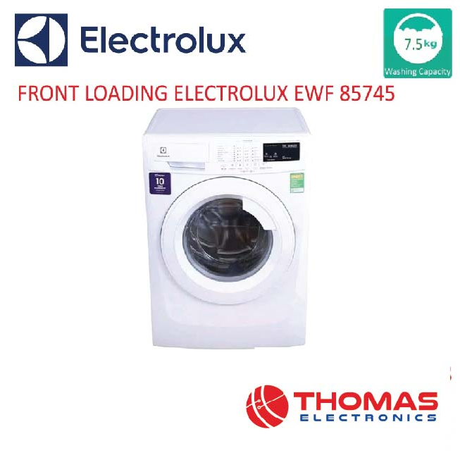 FRONT LOADING ELECTROLUX 7.5 KG EWF 85745 GARANSI RESMI