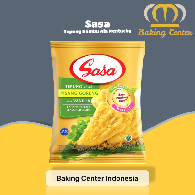 

Sasa Tepung Bumbu Pisang Goreng 210gr