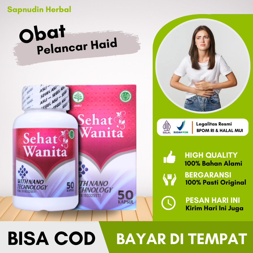 Obat Pelancar Siklus Haid Yang Tidak Teratur, Obat Haid Terlambat, Obat Haid Berkepanjangan, Obat Ha