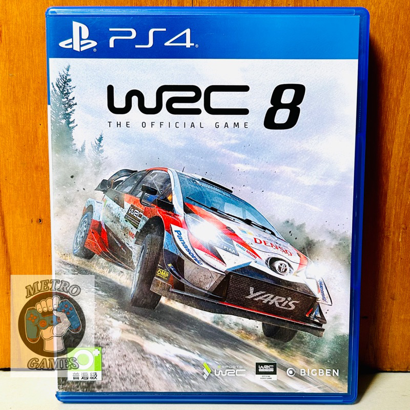 Ps4 WRC 8 Kaset WRC 8 Playstation PS 4 5 WRC Balapan Mobil Racing CD BD Game Games Balap Race mainan