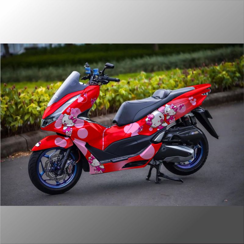 

sticker variasi full body honda pcx 160/150 decal full blok honda pcx