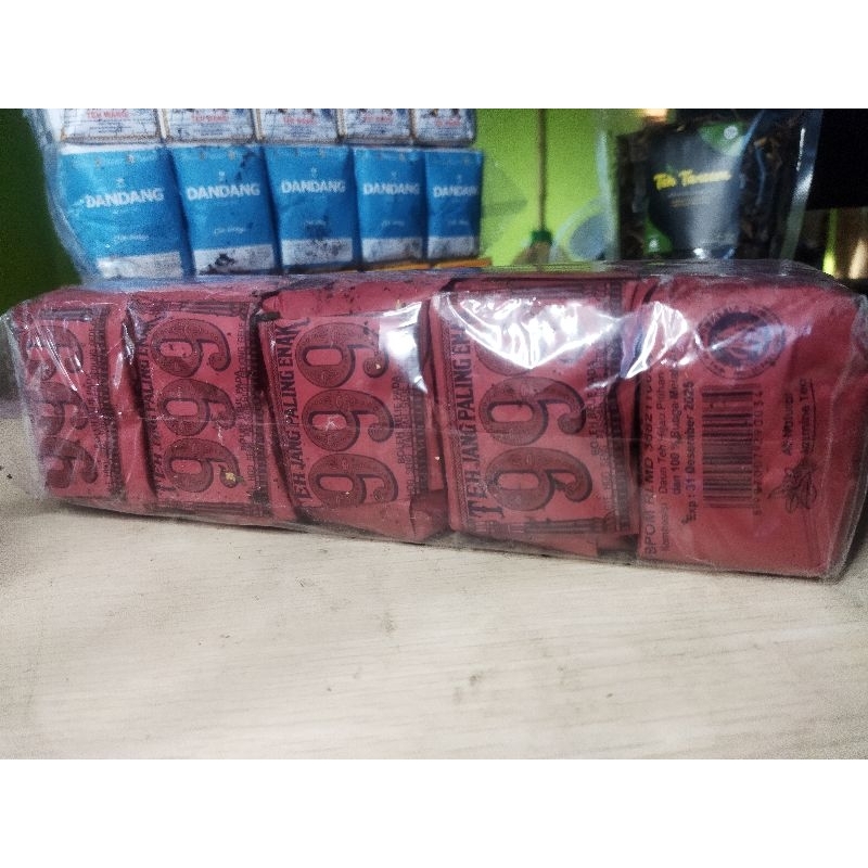 

teh tubruk 999 merah 1 slop isi 10 pack