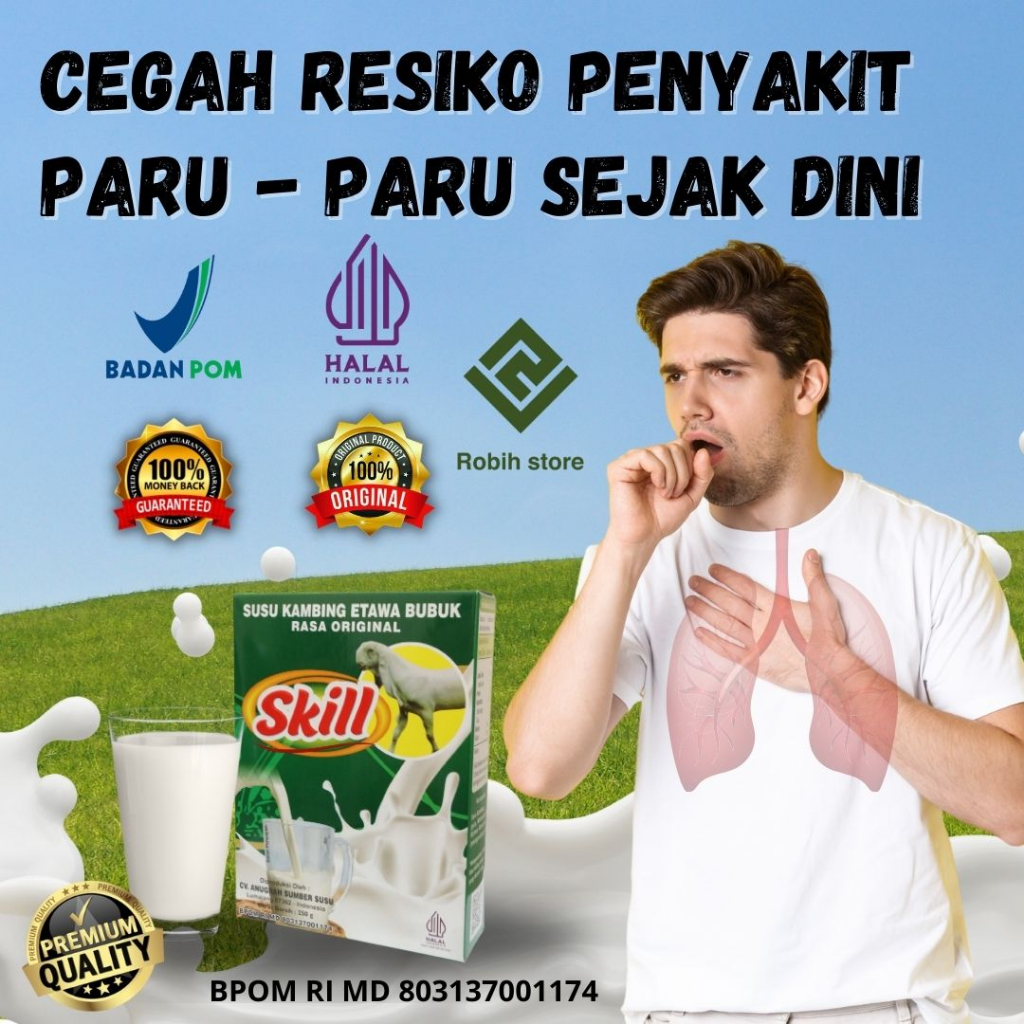 

Susu Kambing Etawa Skill Original Membantu Anda Untuk Meminimalisir Terkena Penyakit Paru - Paru Untuk Anda Yang Mempunyai Gejala Penyakit Paru - Paru Izin BPOM Cocok Untuk Anda Yang Mempunyai Gejala Penyakit Paru - Paru Bukan Etawalin