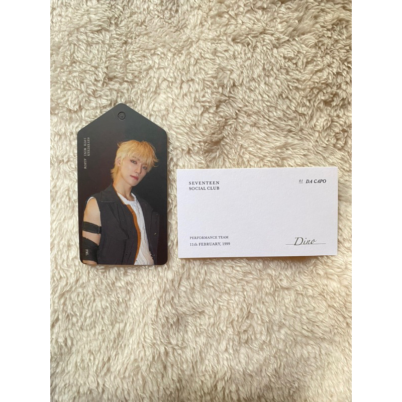fml member tag dino deluxe version | social club seventeen member name tag da capo