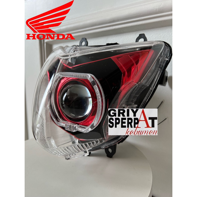 lampu depan cb 150 r cbr old biled billed projector asli biled bukan ala ala