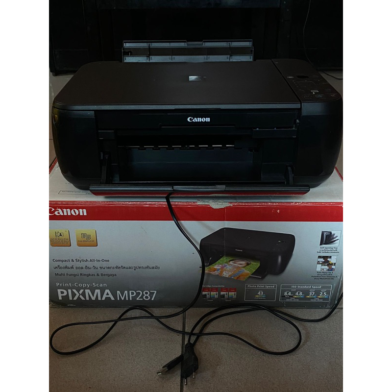 CANON PIXMA MP287 ALL IN ONE PRINTER SECOND LENGKAP NO MINUS