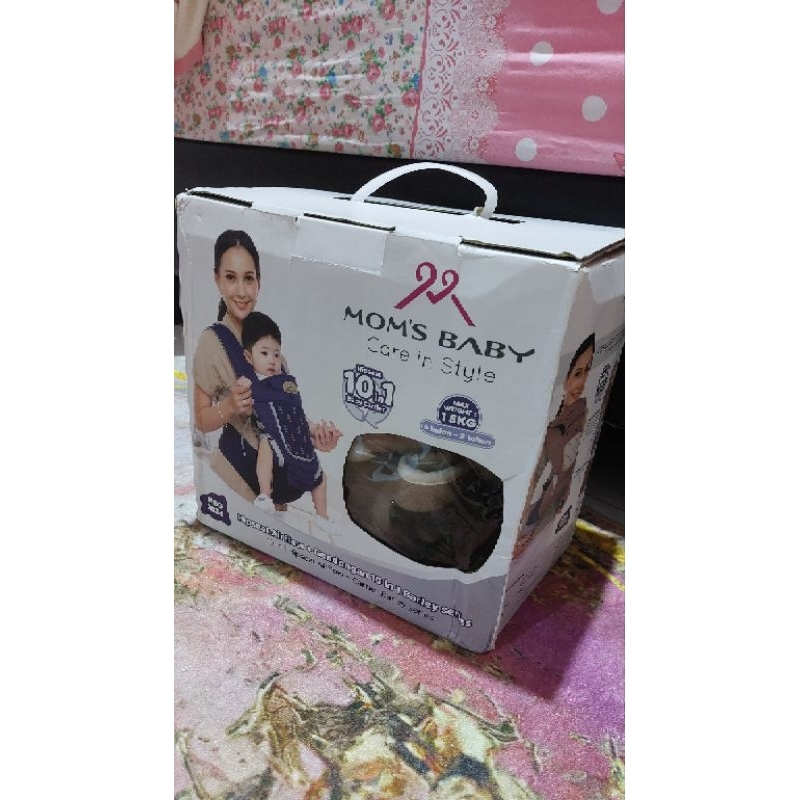 gendongan bayi moms baby hipseat 10 in 1 MBG2034