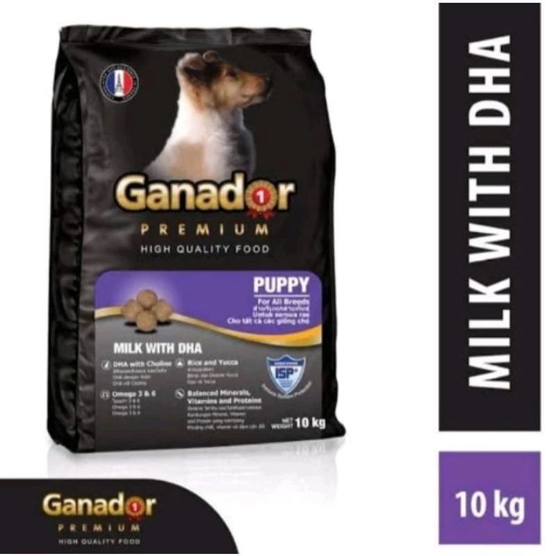 GANADOR PUPPY MILK WITH DHA 10KG