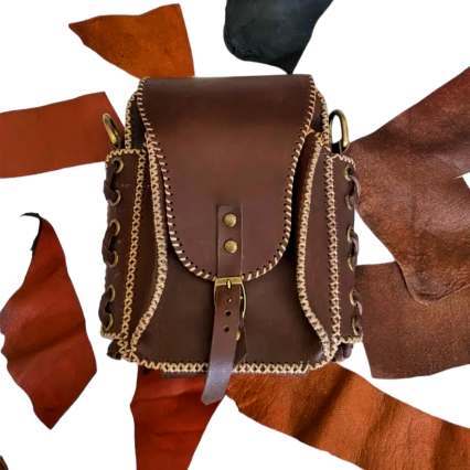 TAS SELEMPANG WANITA ETNIK RAWIS VINTAGE KULIT SAPI ASLI SUKAREGANG