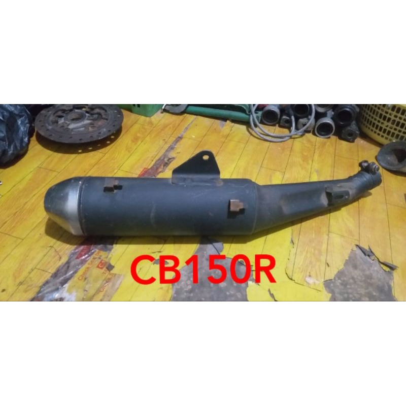 silincer knalpot honda cb 150 r old original 2nd copotan