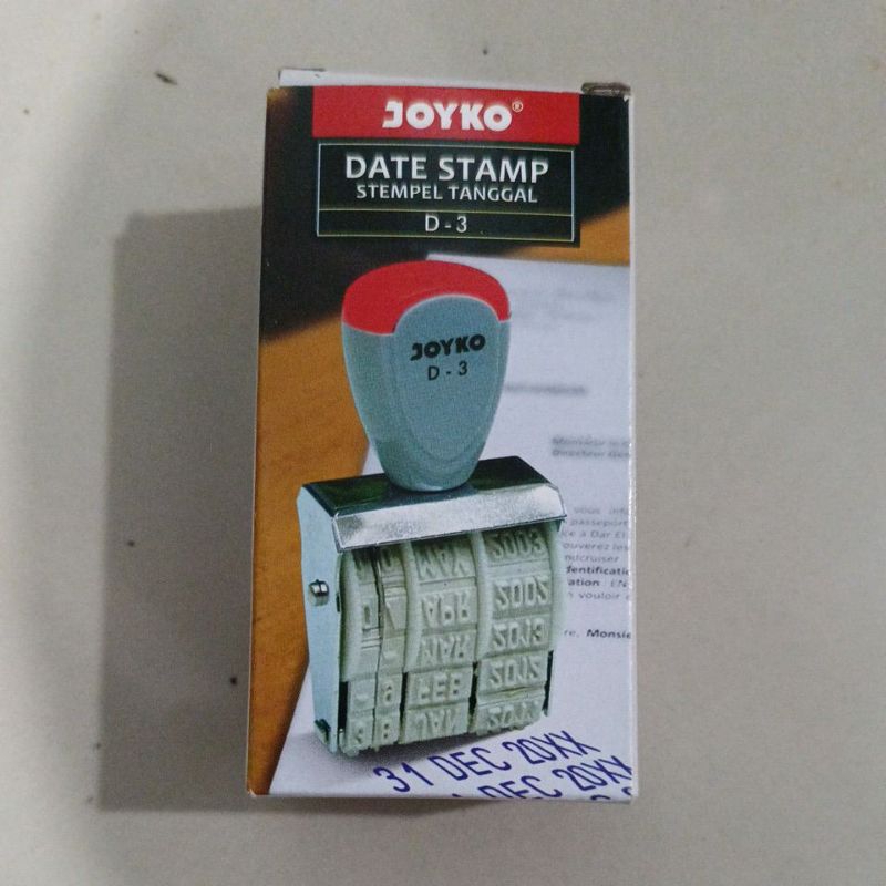 

JOYKO STEMPEL TANGGAL D-3 KD H