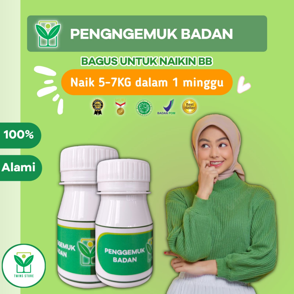 OBAT GEMUK CEPAT NAIK BB ORI PENGGEMUK FARMASI HERBAL