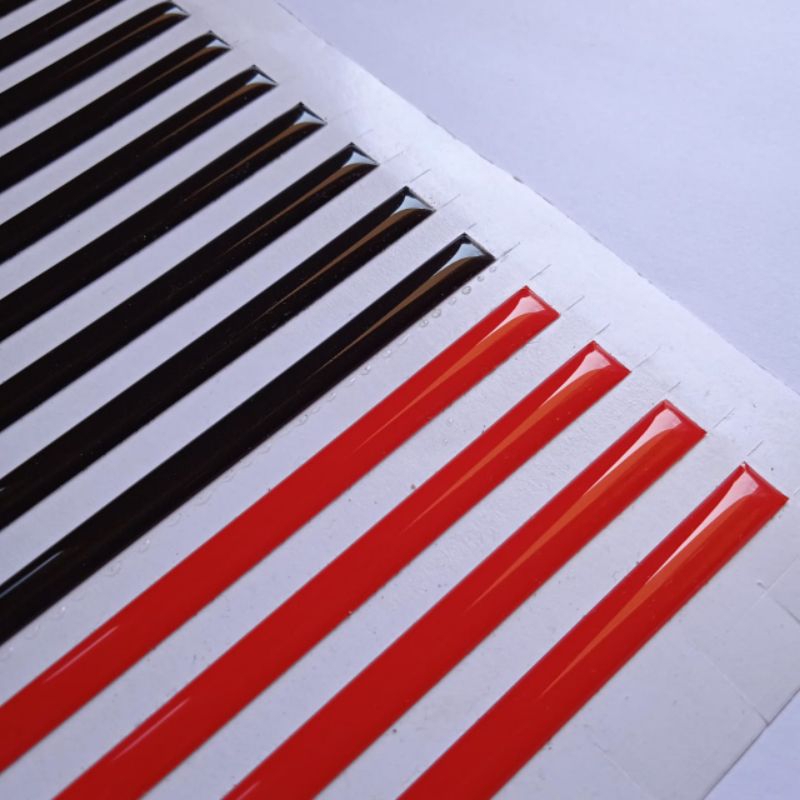 Sidetape Timbul Resin Lentur Warna Polos New Varian Lis Bet Tenis Meja Pingpong