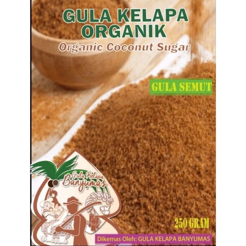 

Brown Sugar Gula Semut Gula kelapa organik 250gram