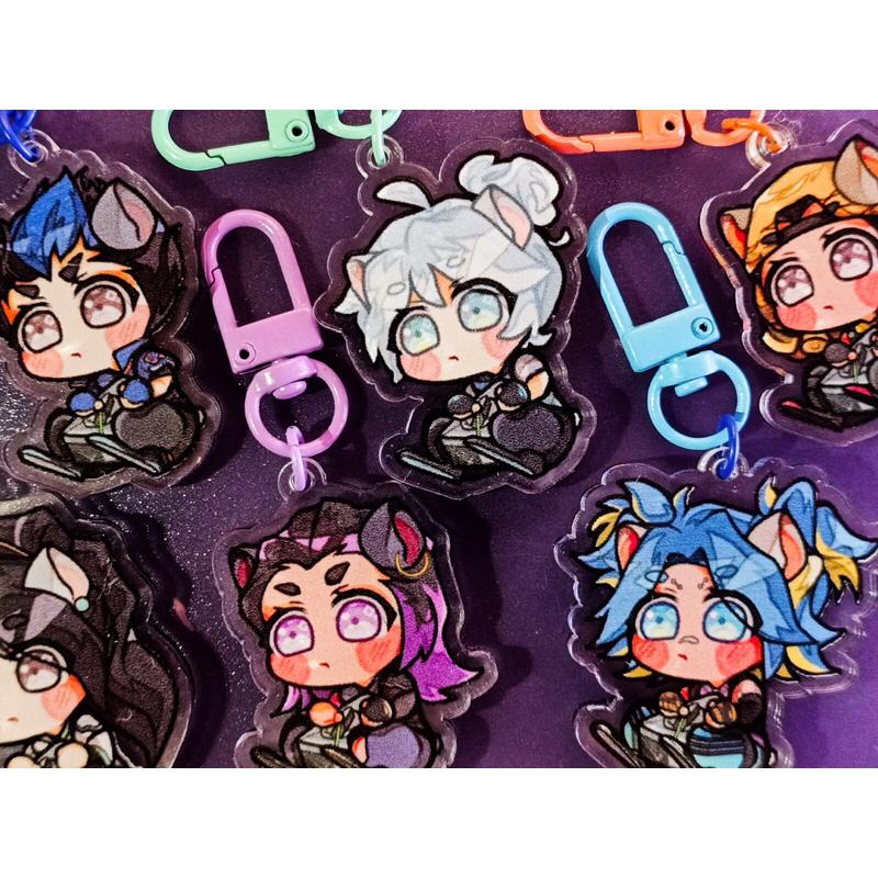 Valorant Hamster Buddies || ValoRAT Keychain [JETT, RAZE, REYNA, NEON, YORU, SAGE, OMEN, DEADLOK, GE