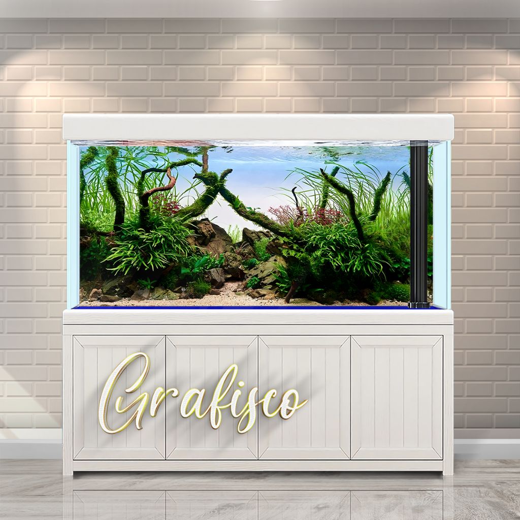 Background Aquarium, Stiker Aquarium , Wallpaper Aquarium, Aquascape, Stiker Aquarium Belakang
