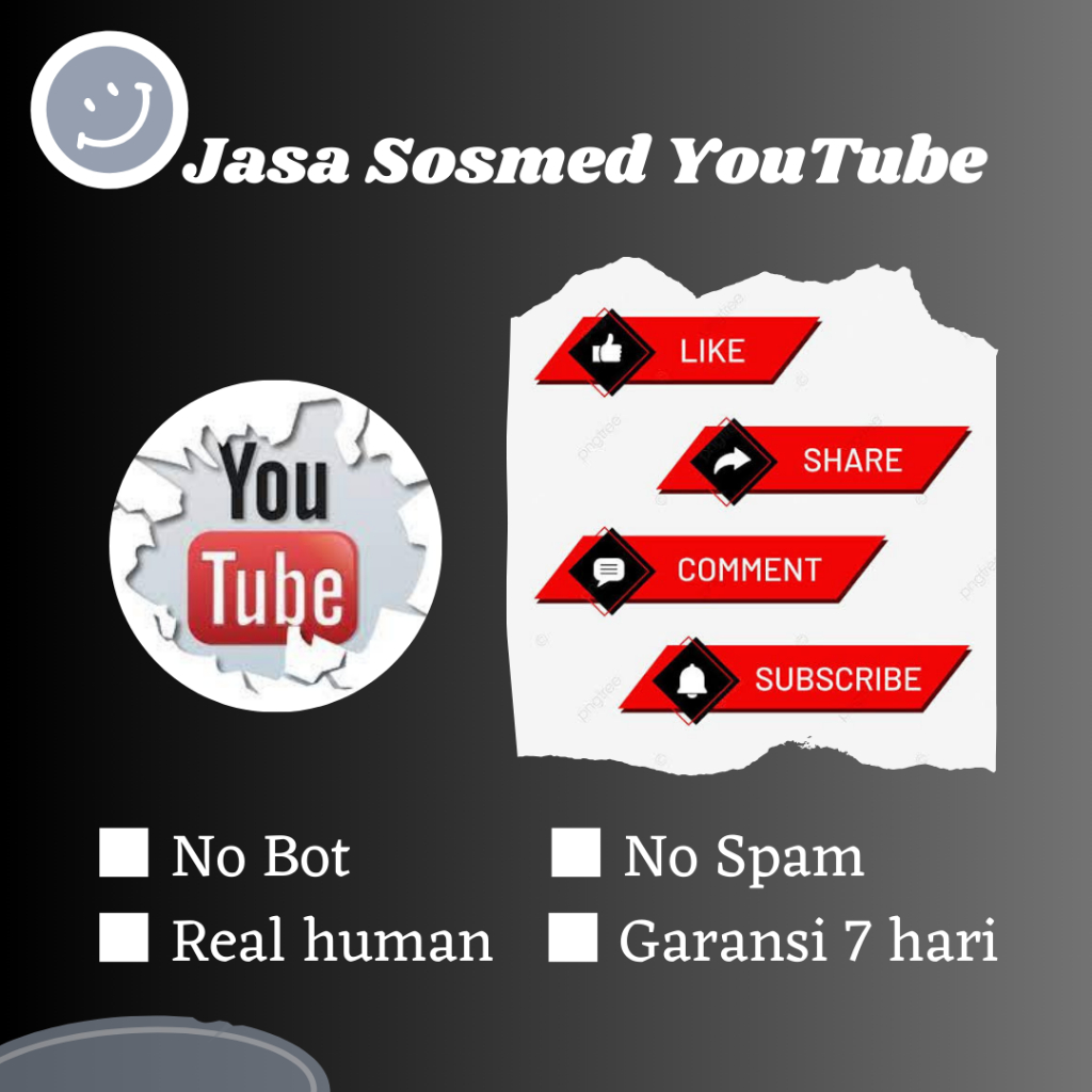 JASA SOSMED YOUTUBE (Like, comment & subscribe)