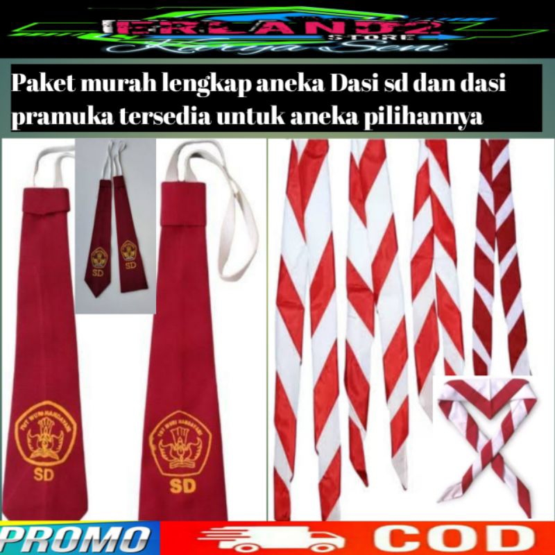 Dasi sd dan dasi pramuka hasduk kacu