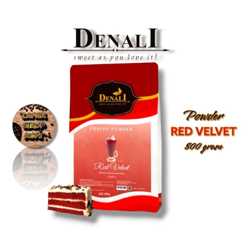

Denali - Red Velvet Powder 800 Gram - bubuk minuman rasa red velvet