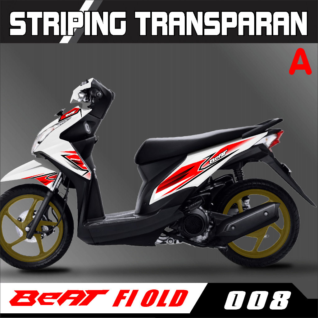 Striping transparan BEAT fi lama 2013-2015