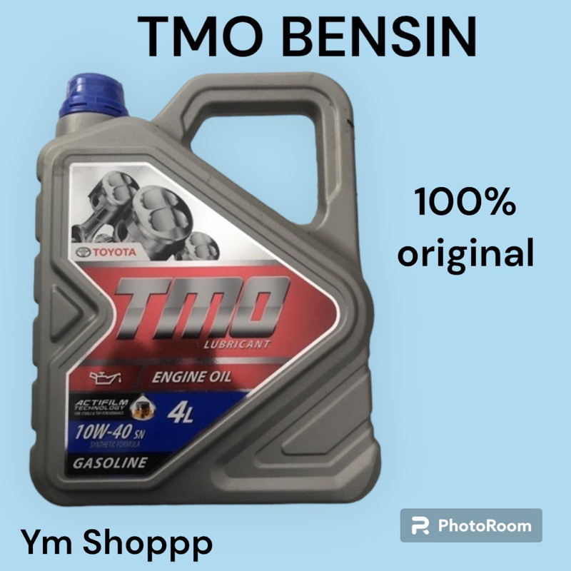 OLI TMO Product : TOYOTA TMO 4 LITER Spesifikasi : SAE:10W-40 Volume : 4000 ML ( 4 Liter ) Kendaraan