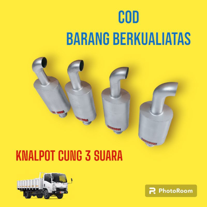 KNALPOT CUNG 3 SUARA UNTUK TRUK ISUZU