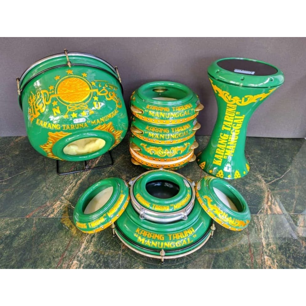 ALAT HADROH JEPARA UKIRAN FULL SET KUALITAS SUPER