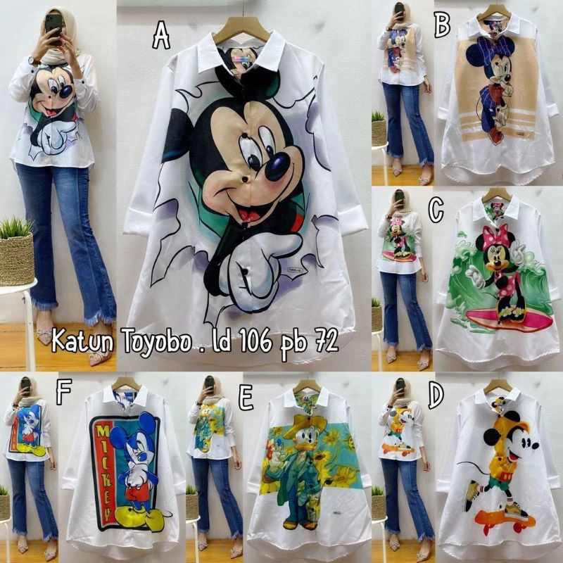 blouse katun toyobo import/atasan wanita