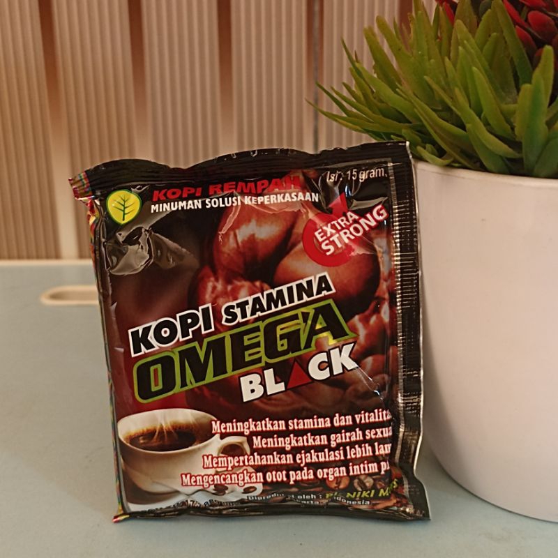 KOPI OMEGA BLACK (1 SACHET) OBAT VITALITAS PRIA DEWASA OBAT PRIA DEWASA 21+